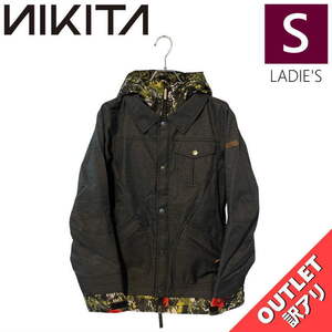 【OUTLET】 NIKITA CYPRESS JKT BLACK CAMO POP Sサイズ レディース スノーボード ジャケット