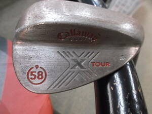 中古ウエッジ税込即決2，800円★Callway X TOUR　FORGED　58/9