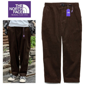 新品 W36 ノースフェイス パープルレーベル コーデュロイ ワイド テーパード フィールドパンツNT5364NナナミカTHE NORTH FACE PURPLE LABEL