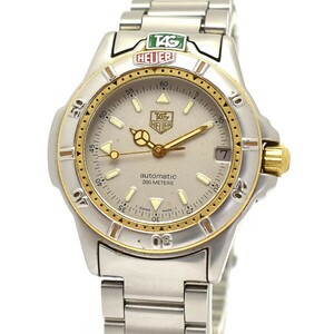 1円 ◇ 稼働品 極美品 TAG HEUER タグホイヤー 4000 エクスクルーシブ デイト 腕時計 SS 自動巻き 695.713K◇Cmep