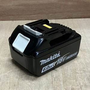 1円スタート！マキタ 18V リチウムイオンバッテリー 6.0Ah　BL1860B 中古品 充電回数4回 税込