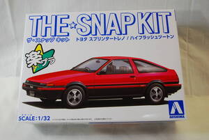 V47◇トヨタ スプリンタートレノ AE86◇1/32◇アオシマ◇THE SNAP KIT◇TOYOTA AE ハチロク◇送料680円◇