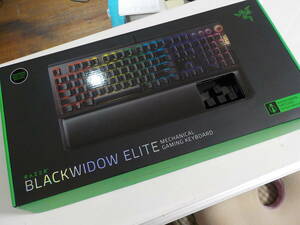 ゲーミングキーボード　Razer BlackWidow Elite Green Switch メカニカル 日本語配列 RZ03-02620800-R3J1　ほぼ未使用　売切