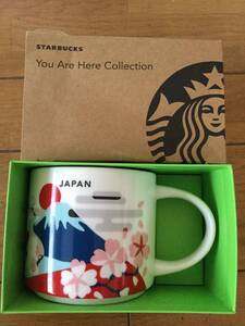 未使用箱入りSTARBUCKS陶器マグ日本富士山