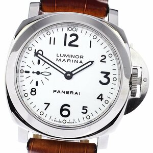 パネライ PANERAI PAM00113 ルミノールマリーナ スモールセコンド 手巻き メンズ _791273