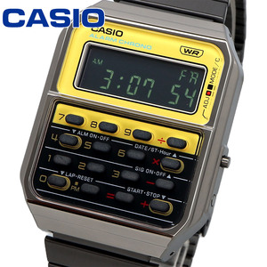【父の日 ギフト】CASIO カシオ 腕時計 メンズ レディース チープカシオ チプカシ 電卓 海外モデル CA-500WEGG-9B