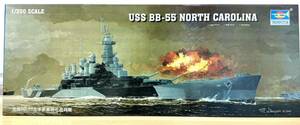 【新品未使用】トランペッター TRUMPETER 1/350 USS BB-55 NORTH CAROLINA 05303 米海軍 戦艦 ノースカロライナ フルハル プラモデル 