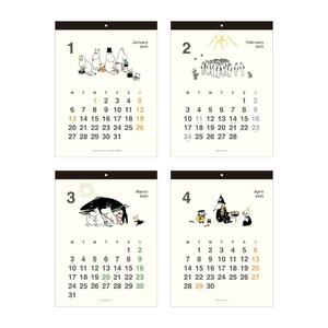 ムーミン インテリア 2025Calendar 壁掛けカレンダー2025年 ウォールカレンダー シンプルS 北欧