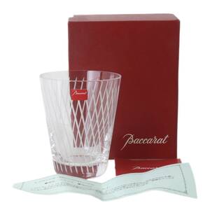 Baccarat バカラ タンブラー グラス ミカド クリスタルガラス クリア 胴高約10.5cm×口径約8.5cm NT 美品 Sランク