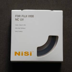 NiSi　メタルレンズフード UVフィルター　ブラック　富士フイルム Fujifilm X100 シリーズ用