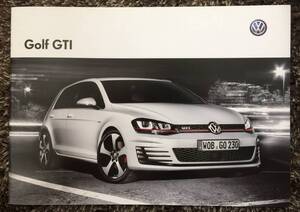 VW フォルクスワーゲン ゴルフⅦ Golf GTI 初期型 カタログ 2013年 送料込