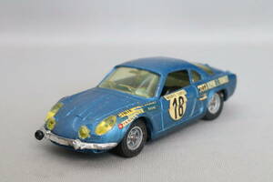 【当時物】ソリド No.181 アルピーヌ・ルノー A110 ラリー（Solido No.181 Alpine Rallye 1600）1/43スケール、フランス製