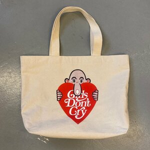 ☆Girls Don’t Cry ガールズドントクライ☆キャンパストートバッグ campus tote bag VERDY HARAJUKUDAY 2019 TO X GO