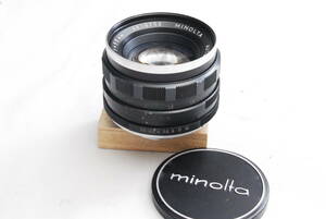 MINOLTA AUTO ROKKOR PF 1:1.8 f=55mm 10 02 23　（訳アリ品）