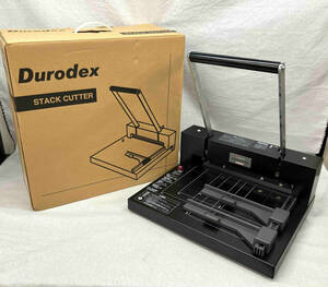 ［箱付］Durodex STACK CUTTER 200-DX スタックカッター デューロデックス裁断機 ブラック 文房具 事務用品 点灯確認済