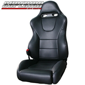 SUPERIOR スーペリア シートカバー for RECARO レカロ SPORT JC パーフォレイトバージョン【ブラック】