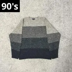 90s OLD UNIQLO ボーダー ウールニットarchive y2k