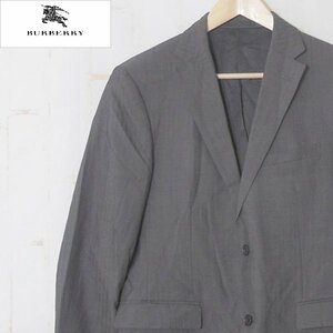 バーバリーブラックレーベル BURBERRY BLACK LABEL■シルク混ウールテーラードジャケット/三陽商会/日本製■■グレー ※NK3n17298