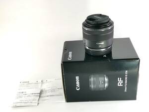 期間限定 新品 純正フード付属 シャッター１度も切っていません Canon RF-24mm F1.8 MACRO IS STM　