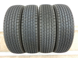 ★ 145/80R12 80/78N ★ 4本セット ★ ブリヂストン ★ W300　約7.5分山　軽トラック用スタッドレス　145Ｒ12　6PR