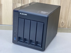 ELECOM NSB-5A12T4BL 4ベイLinux搭載NAS 12TB ① ※初期化済