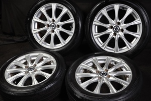 ★バリ山 185/55R16 ブリヂストン REGNO GR-XII 2021年製 4本セット weds JOKERアルミ カローラアクシオフィールダーヤリスフィット等