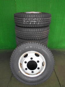 K-949 225/75R16 エルフ ダンロップLT03M バリ山 タイヤ ホイール 6本set!!