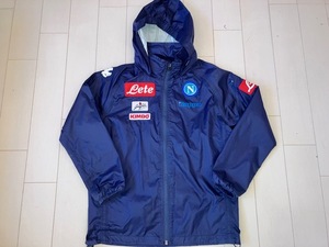 Kappa SSCナポリ 17/18 トレーニング・レインJKT Boys size140【ヤフオク週末クーポン利用可能】