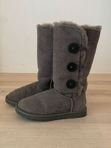 UGG ムートンブーツ スエード ベイリーボタン ロング australia 