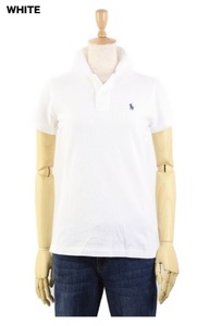 新品 アウトレット 17098 レディース XLサイズ 半袖 シャツ polo ralph lauren ポロ ラルフ ローレン 白 