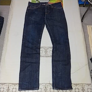 JEAN SHOP ジーンショップ デニムパンツ W30L34 medium MOD: slim fit リペア