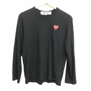 【PLAY COMME des GARCONS】プレイコムデギャルソン★長袖Tシャツ ロンT カットソー サイズM AZ-T118 ブラック 06