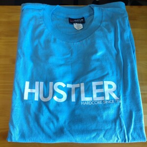 HUSTLER スカイブルー XXL Tシャツ 半袖 出品検索→ GAMSB 