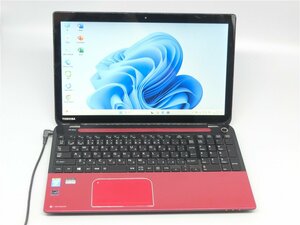 カメラ内蔵/中古/15.6型タッチパネル/ノートPC/Win11Pro/SSD500/8GB/i7-4700MQ/TOSHIBA　T654/78LR　MS office2019　訳アリ品