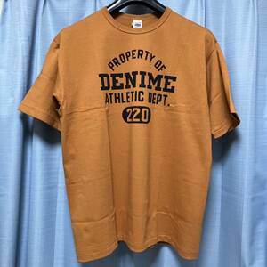 【新品未使用】DENIME/WAREHOUSE ドゥニーム/ウエアハウス ブリック 染み込みプリントTシャツ XLサイズ