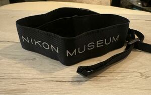 ニコン ミュージアム 限定 カメラ ストラップ 刺繍文字 NIKON MUSEUM レア 限定品 デットストック 販売終了品