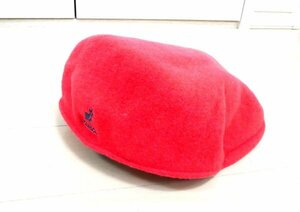 カンゴール KANGOL ★ ハンチング 帽子 504 タイプ ★ ロゴ刺しゅう入り★ ピンク