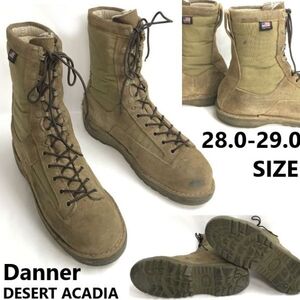 USA製★ミリタリー/サバイバル/コンバットブーツ【28.0-28.5程度】DESERT ACADIA?/Leather/Boots/shoes◆sWB114-10