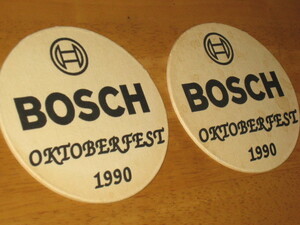 BOSCH　特製コースター2枚セット