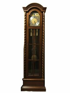 【直接引き取り限定】ホールクロック Lauris ラウリス 柱時計 置き時計 フロア時計 振り子式 分銅式 重錘式 機械式 2針