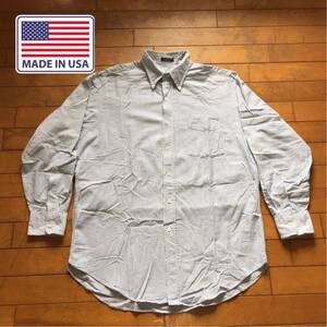 ☆【 Made in USA 】★ OXストライプ ボタンダウンシャツ★サイズ16