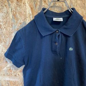 [KWT5569] LACOSTE ポロシャツ レディース ネイビー 40 ポス