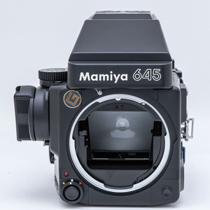 Mamiya M645 SUPER, AEプリズムファインダー, フィルムホルダー(120)　【管理番号007755】