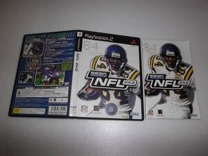 中古 PS2 NFL 2k2 動作保証 同梱可