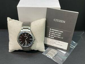 【F1406CK】美品 CITIZEN シチズン ATTESA アテッサ CB1120-50G H149-S125626 電波ソーラー 腕時計 箱付