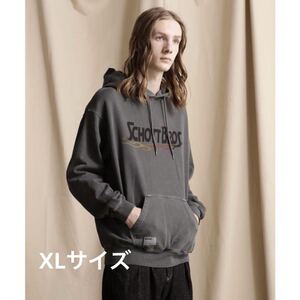 s Schott ショット　スウェット　パーカー　ファイアスクリプト　XLサイズ