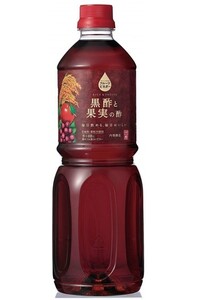 黒酢と果実の酢 1L×12本 内堀醸造 フルーツビネガー 1000ml 果実酢 飲用酢 希釈タイプ 米黒酢 醸造酢