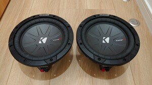 KICKER　キッカー　ウーハー　２個セット　8Ω2Ω切り替え　カスタム　自作