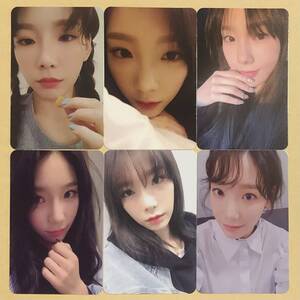 少女時代 テヨン TAEYEON My Voice 韓国盤 CD アルバム トレカ 6枚セット Fine I Got Love デラックス deluxe Girls Generation photocard