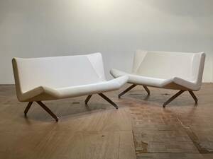 -od6129｜Cassina ixc. 名作 Boomerang/ブーメラン ミニマムシェイプダブルソファ｜カッシーナ B&Bイタリア CIBONE シボネ ACTUS アクタス